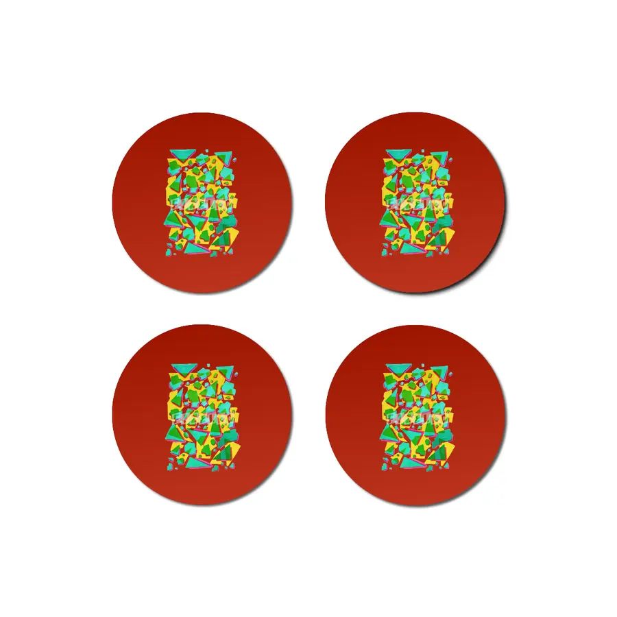 Pizza Party Bardak Altlığı