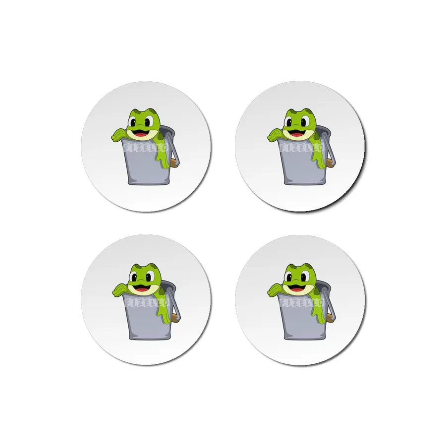 Frog in Bucket Bardak Altlığı