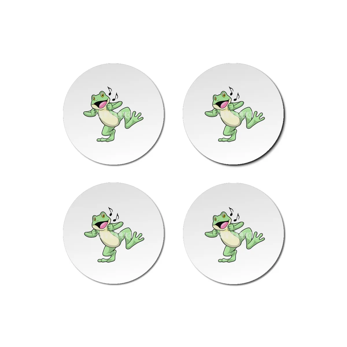Frog Music Dance Bardak Altlığı