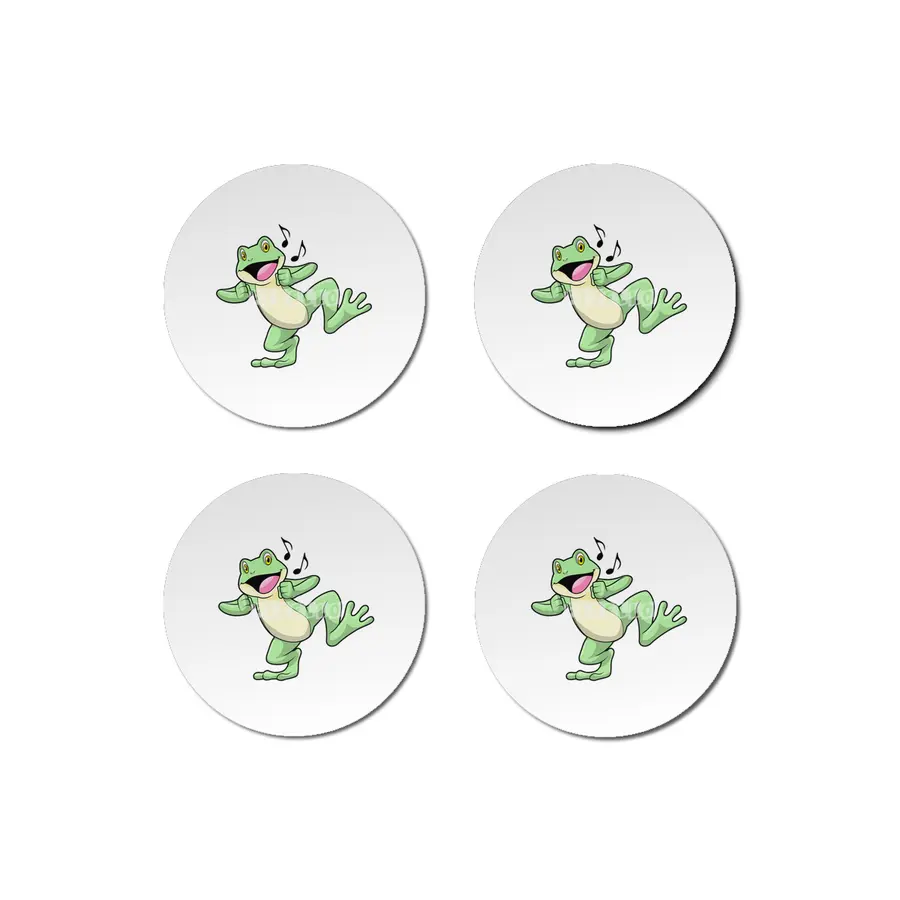 Frog Music Dance Bardak Altlığı