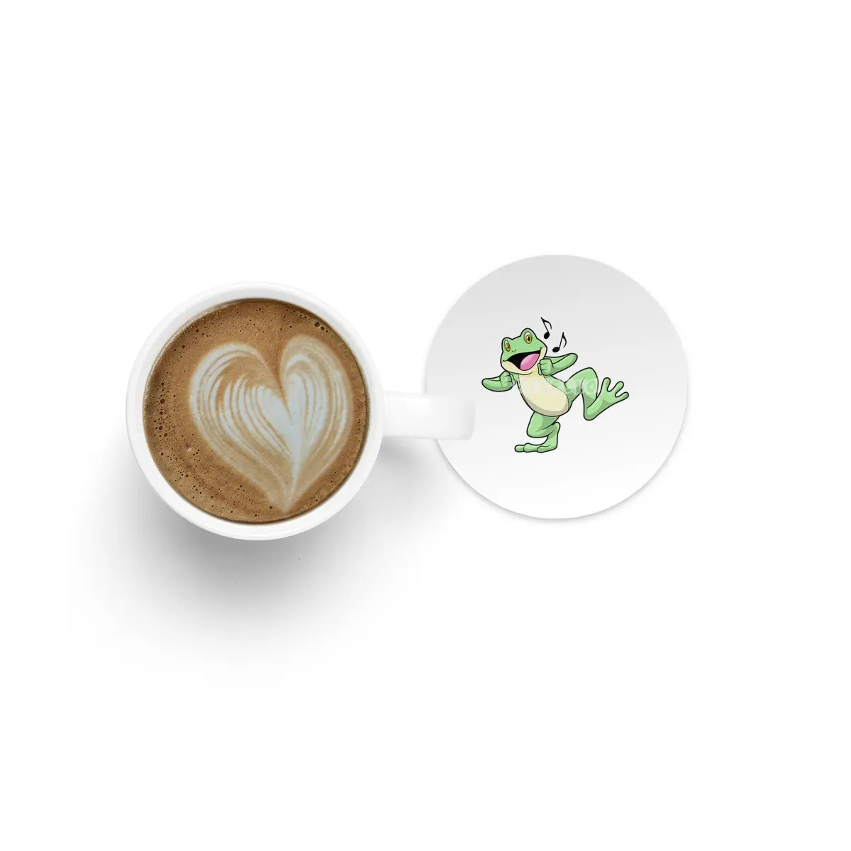 Frog Music Dance Bardak Altlığı