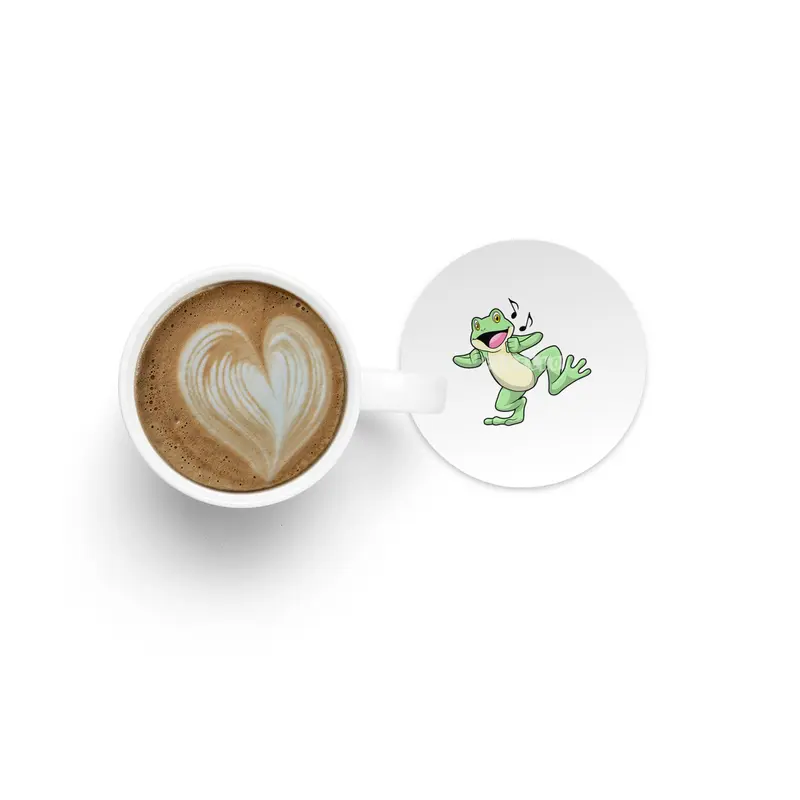 Frog Music Dance Bardak Altlığı