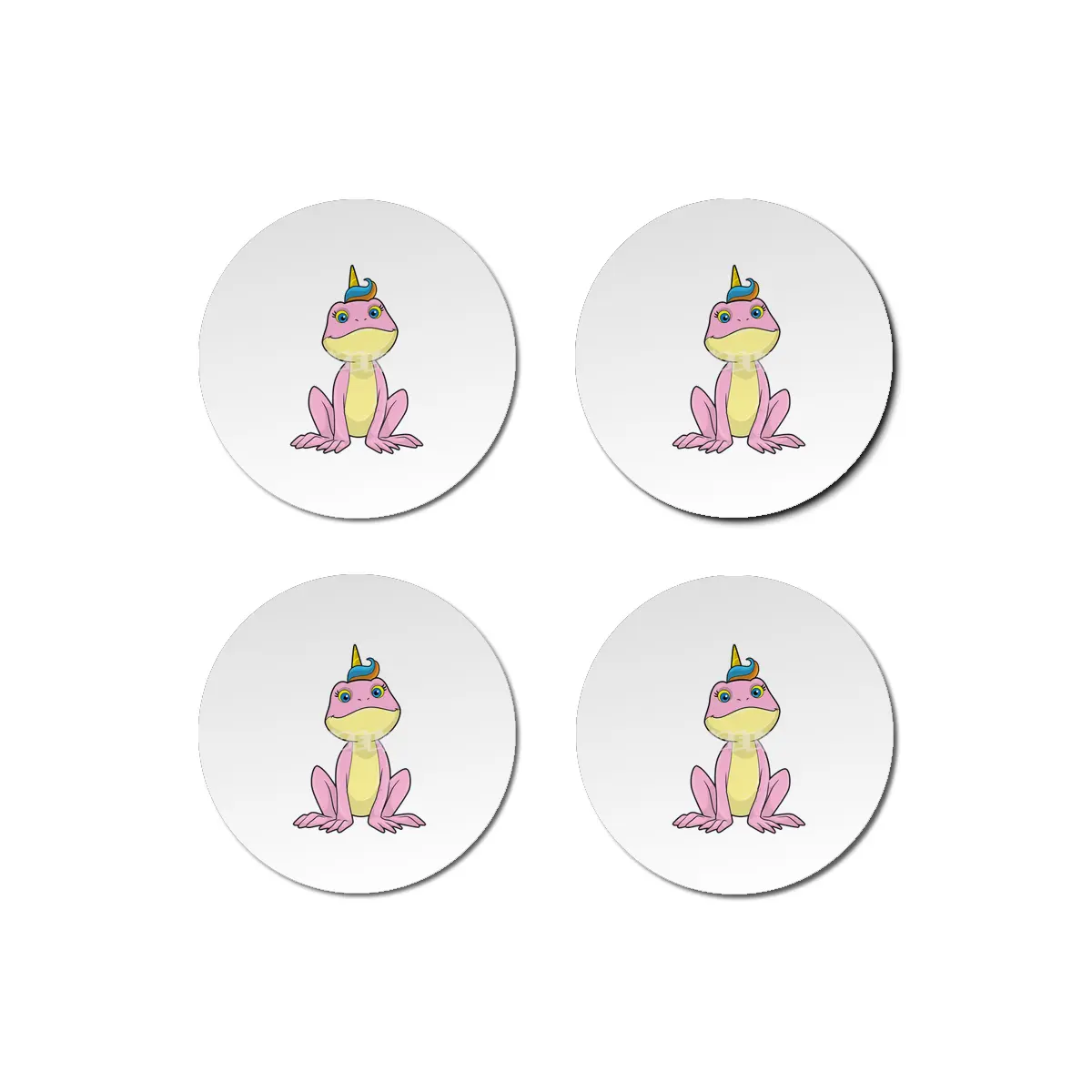 Frog as Unicorn Bardak Altlığı