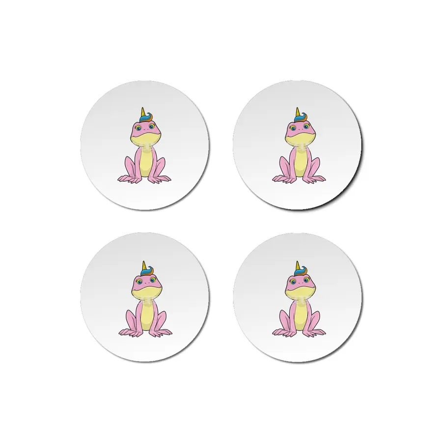 Frog as Unicorn Bardak Altlığı