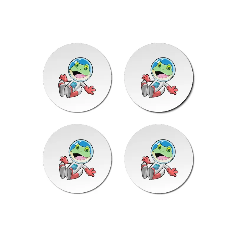 Frog Astronaut Costume Space Bardak Altlığı