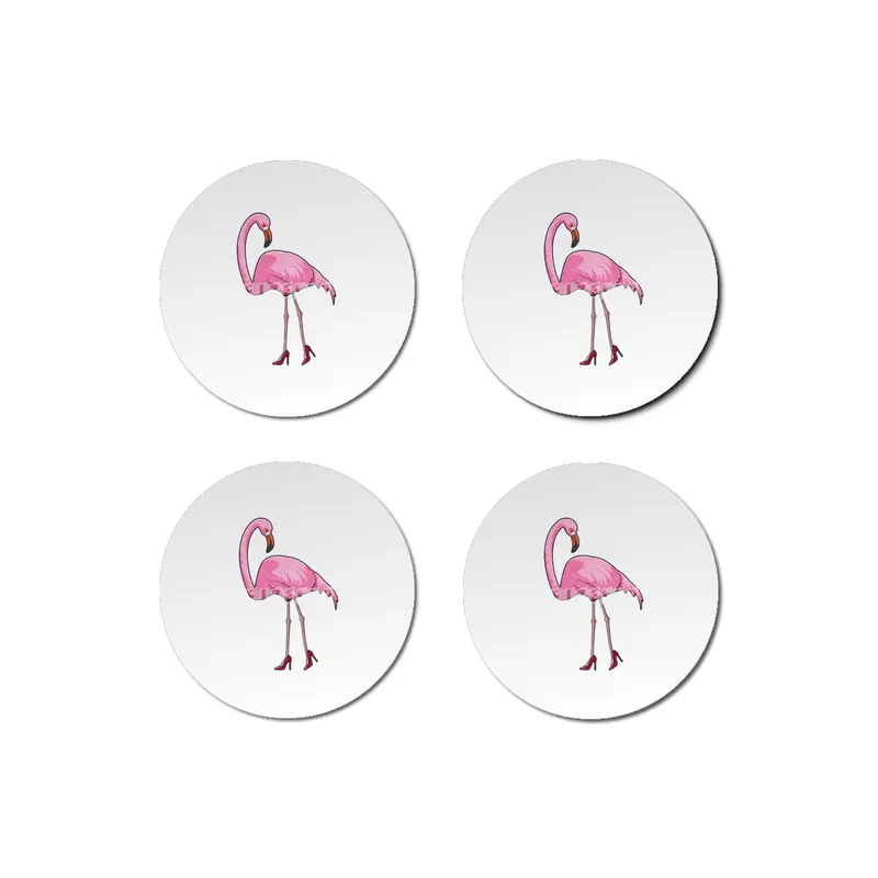 Flamingo with High heels Bardak Altlığı