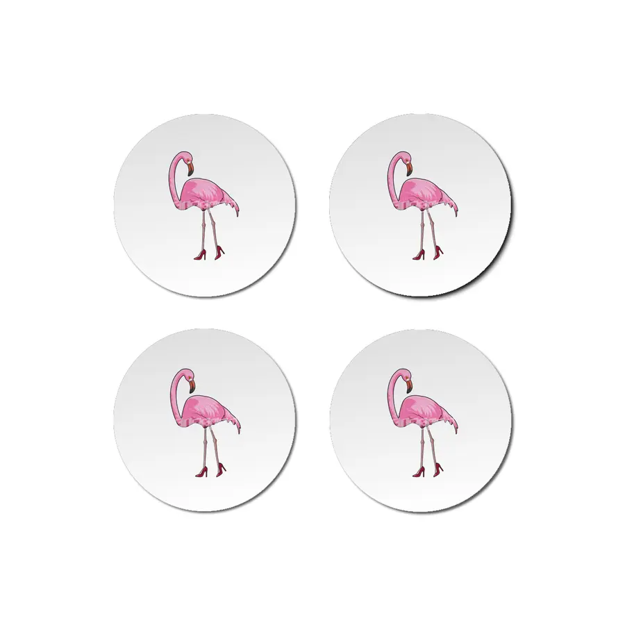 Flamingo with High heels Bardak Altlığı
