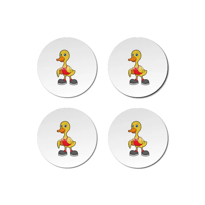 Duck as Basketball player with Basketball Bardak Altlığı