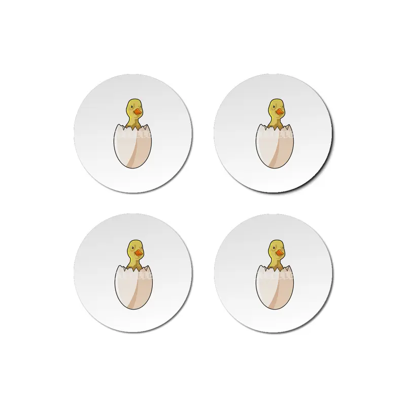 Duck with Egg shell Bardak Altlığı