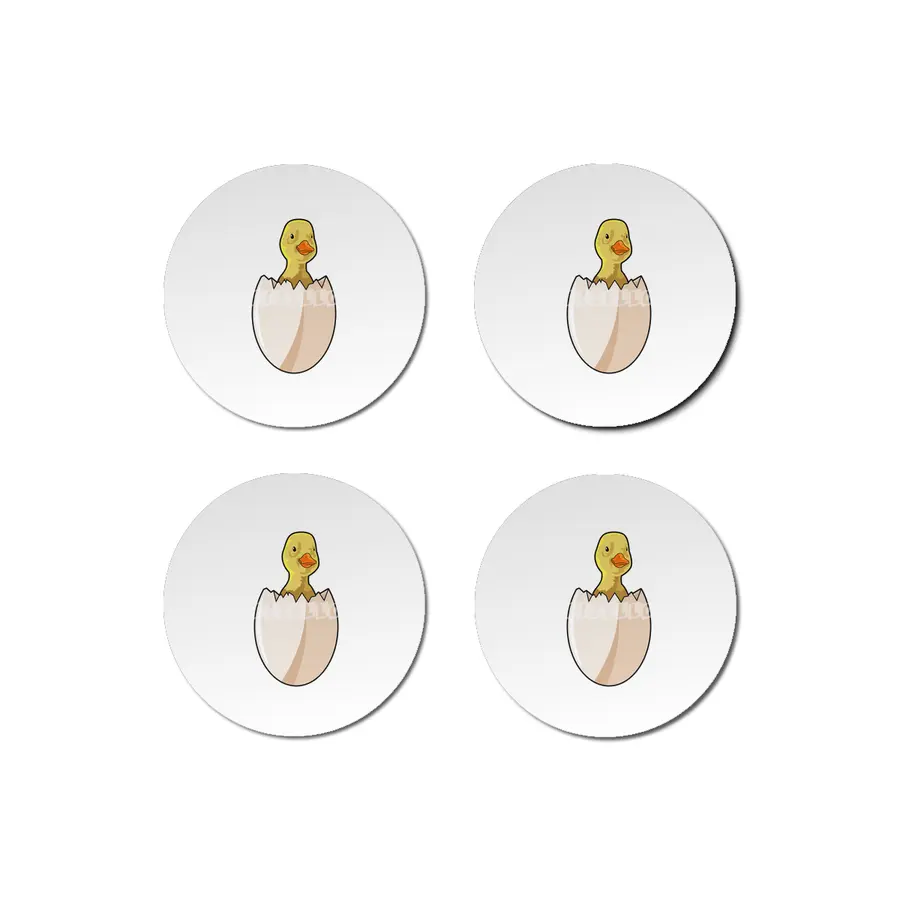 Duck with Egg shell Bardak Altlığı