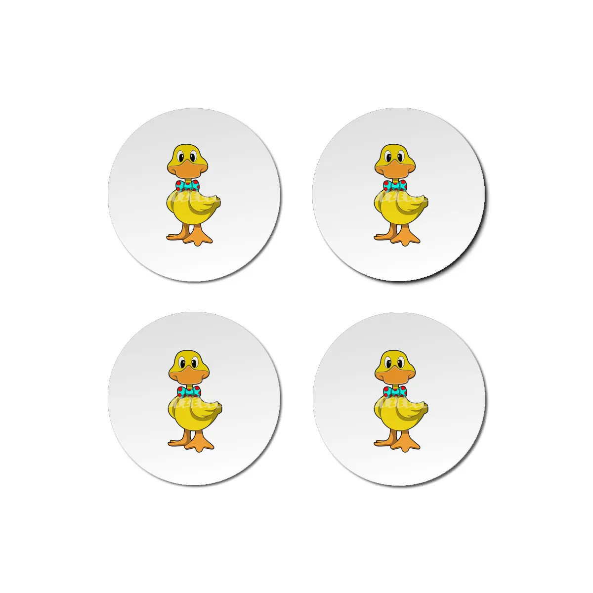 Duck with Tie Bardak Altlığı