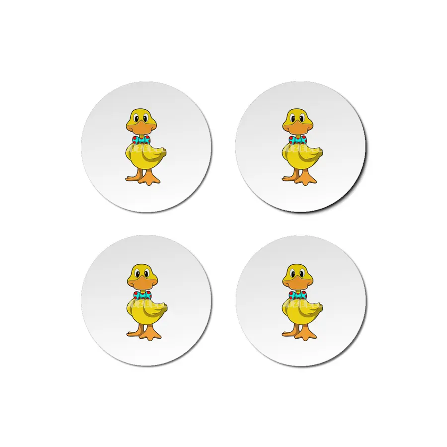 Duck with Tie Bardak Altlığı