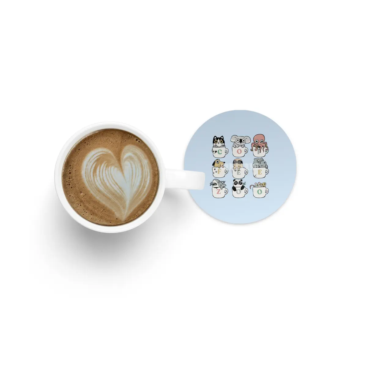 Coffee Zoo Bardak Altlığı