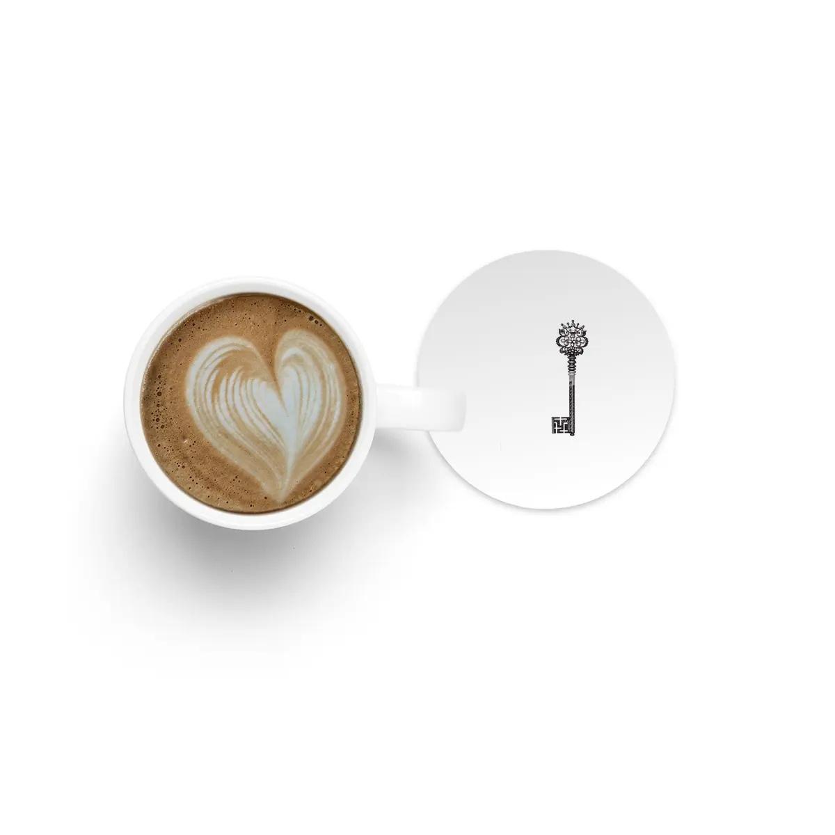 Key to my Heart Bardak Altlığı