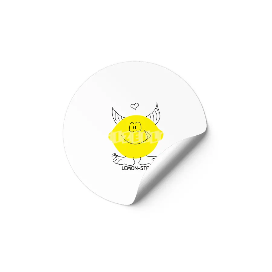 Lemon-ster Etiket