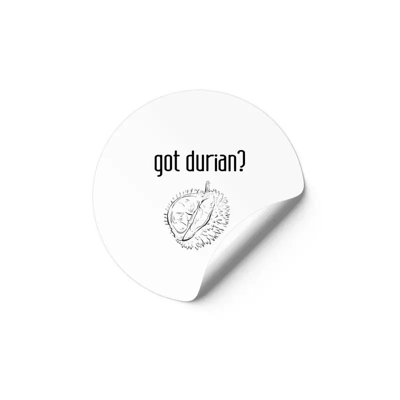 got durian? Etiket