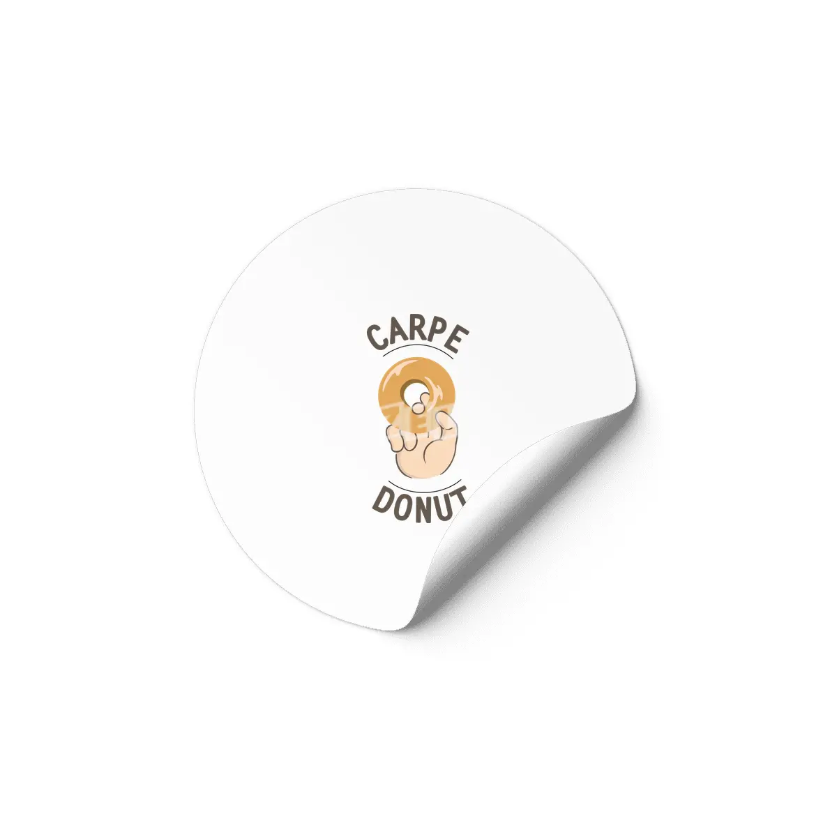 Carpe Donut Etiket