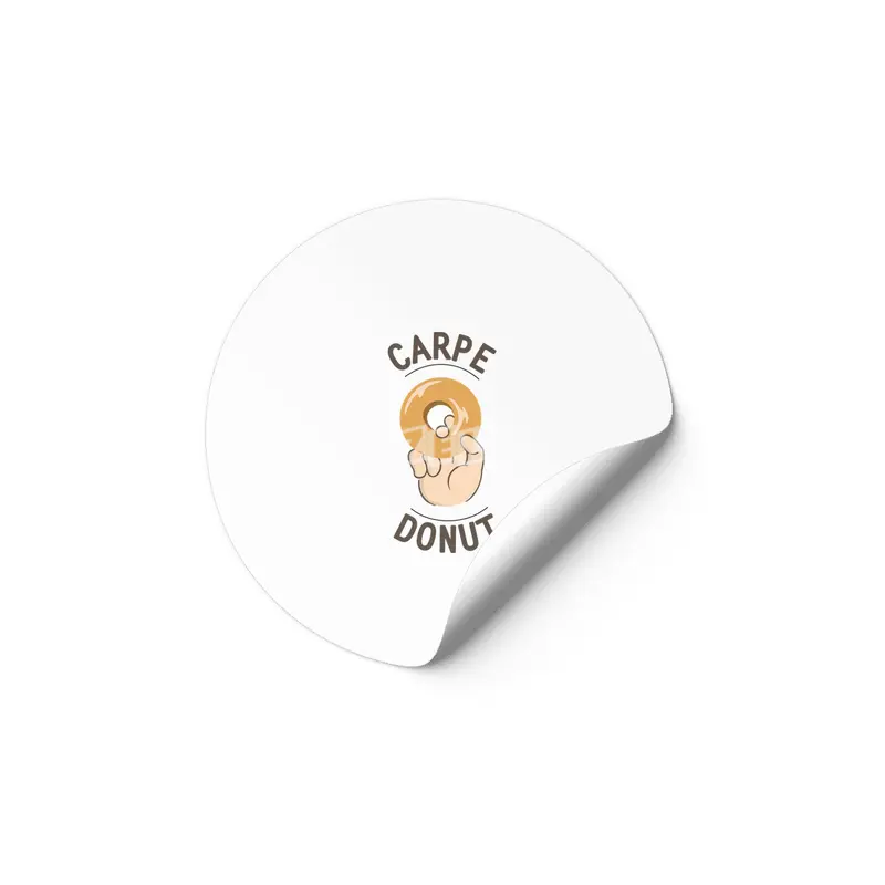Carpe Donut Etiket
