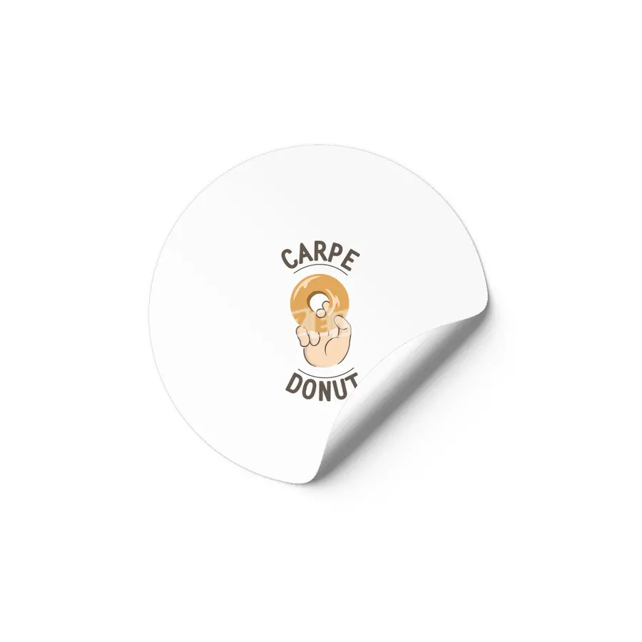 Carpe Donut Etiket