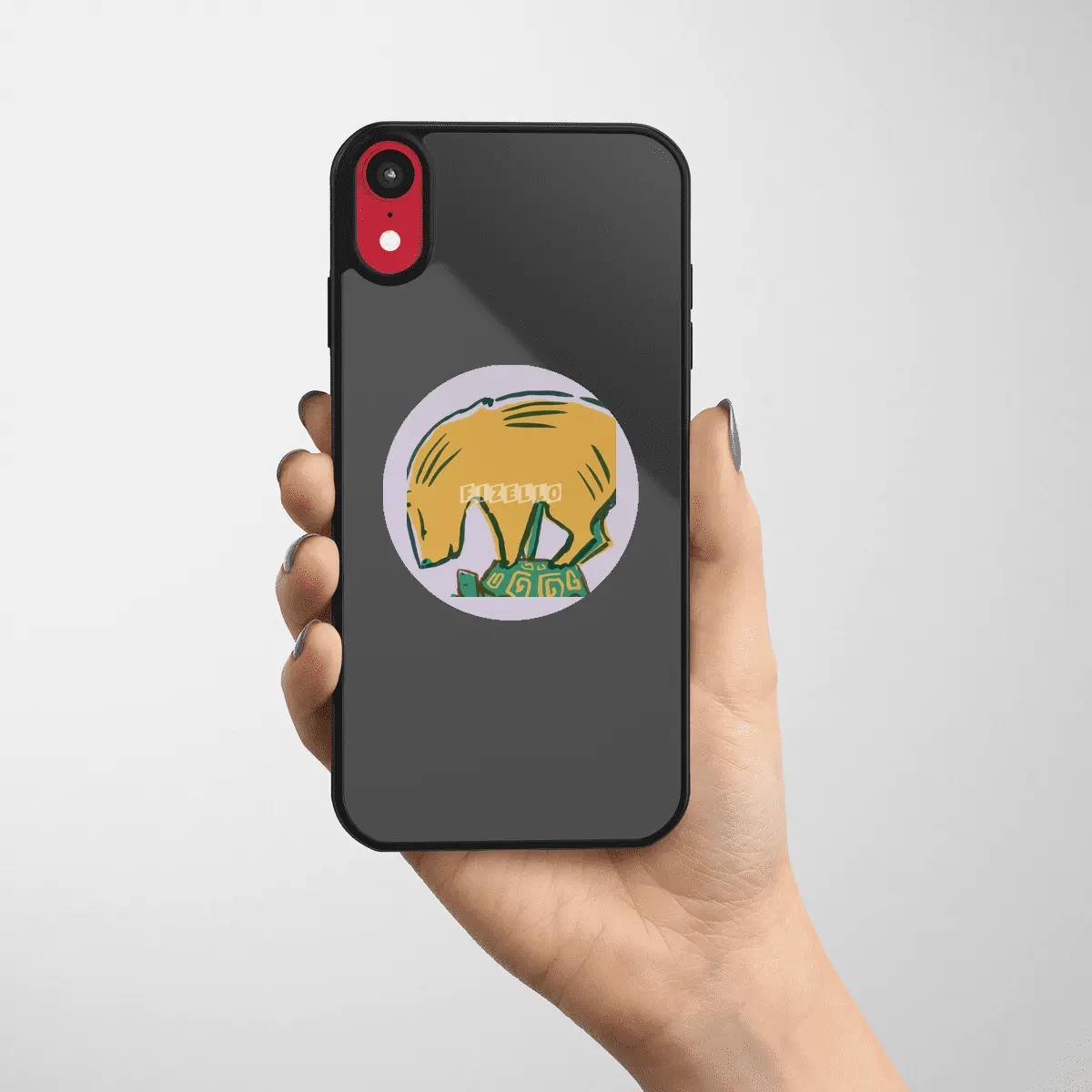 Capybara on a Tortoise Etiket