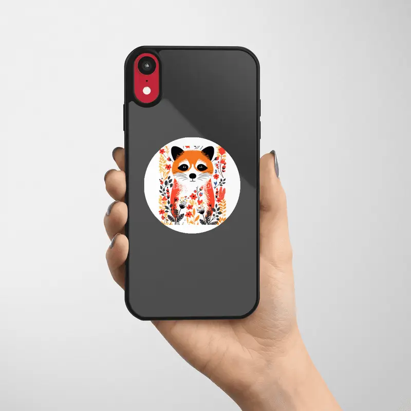 Autumn Red Panda Etiket