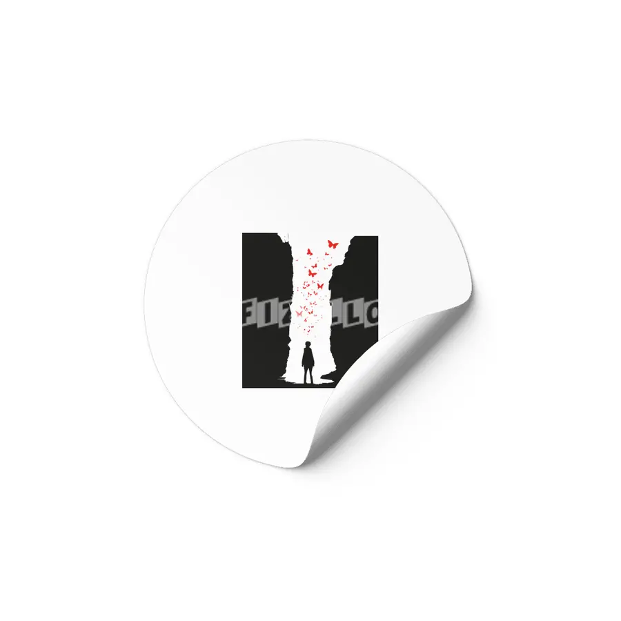 A Light In The End - Vector Design Etiket