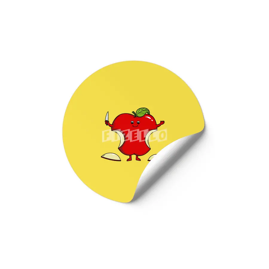 Apple Cut Etiket