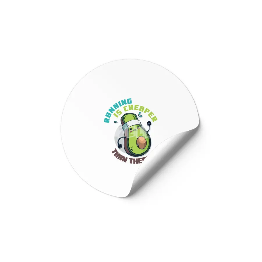 Jogging Avocado Etiket