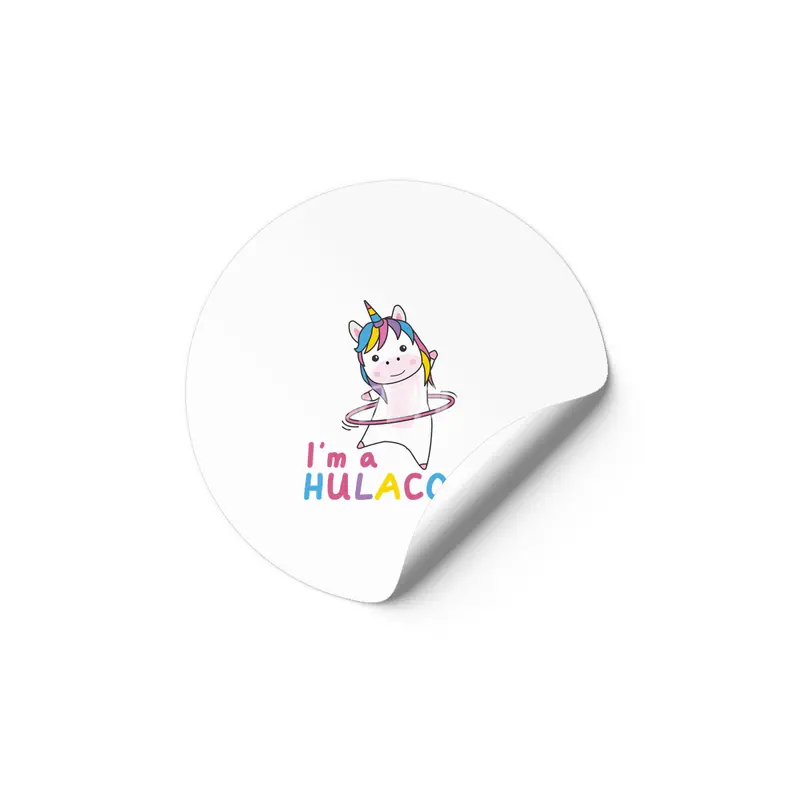 Im A Hulacorn Make Fun Sport Huller Animal Etiket