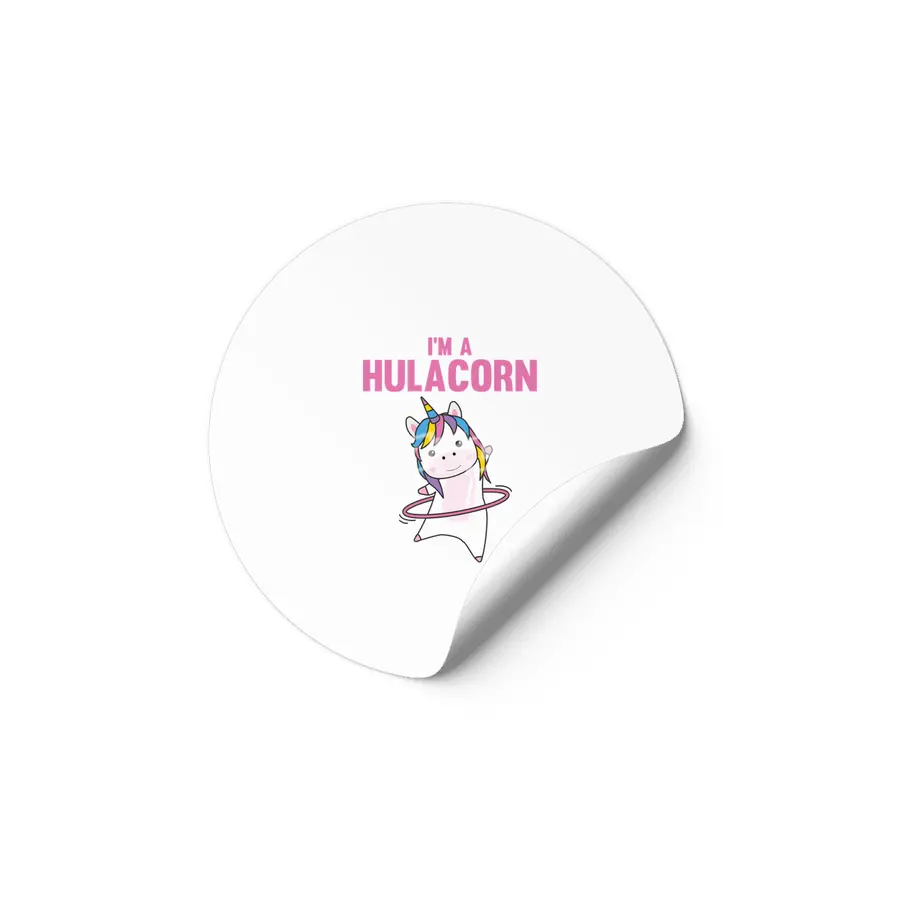 Im A Hulacorn Make Fun Sport Huller Animal Etiket