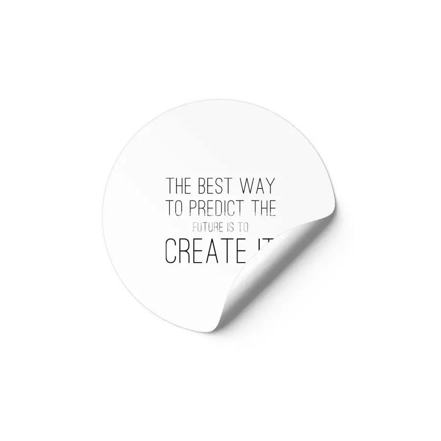 The Best Way To Predict The Future Is To Create It Etiket