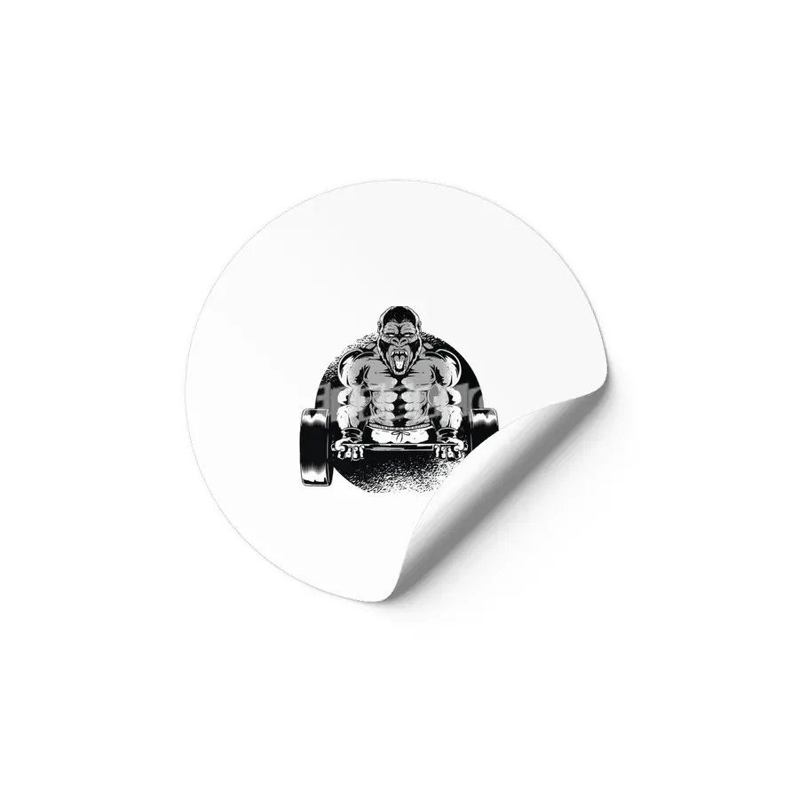 Gorilla Dumbbell Etiket