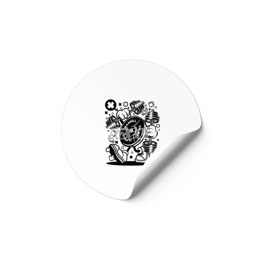 BARBELL PLATE Etiket