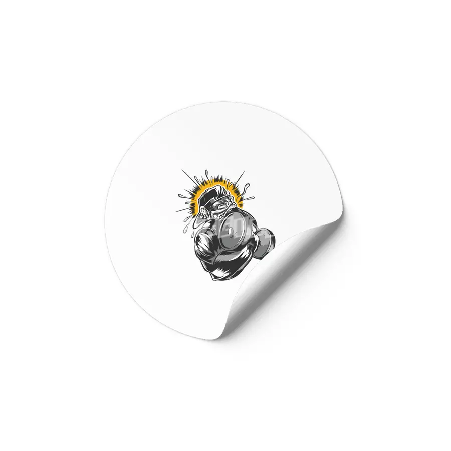 Monkey Dumbbell Etiket