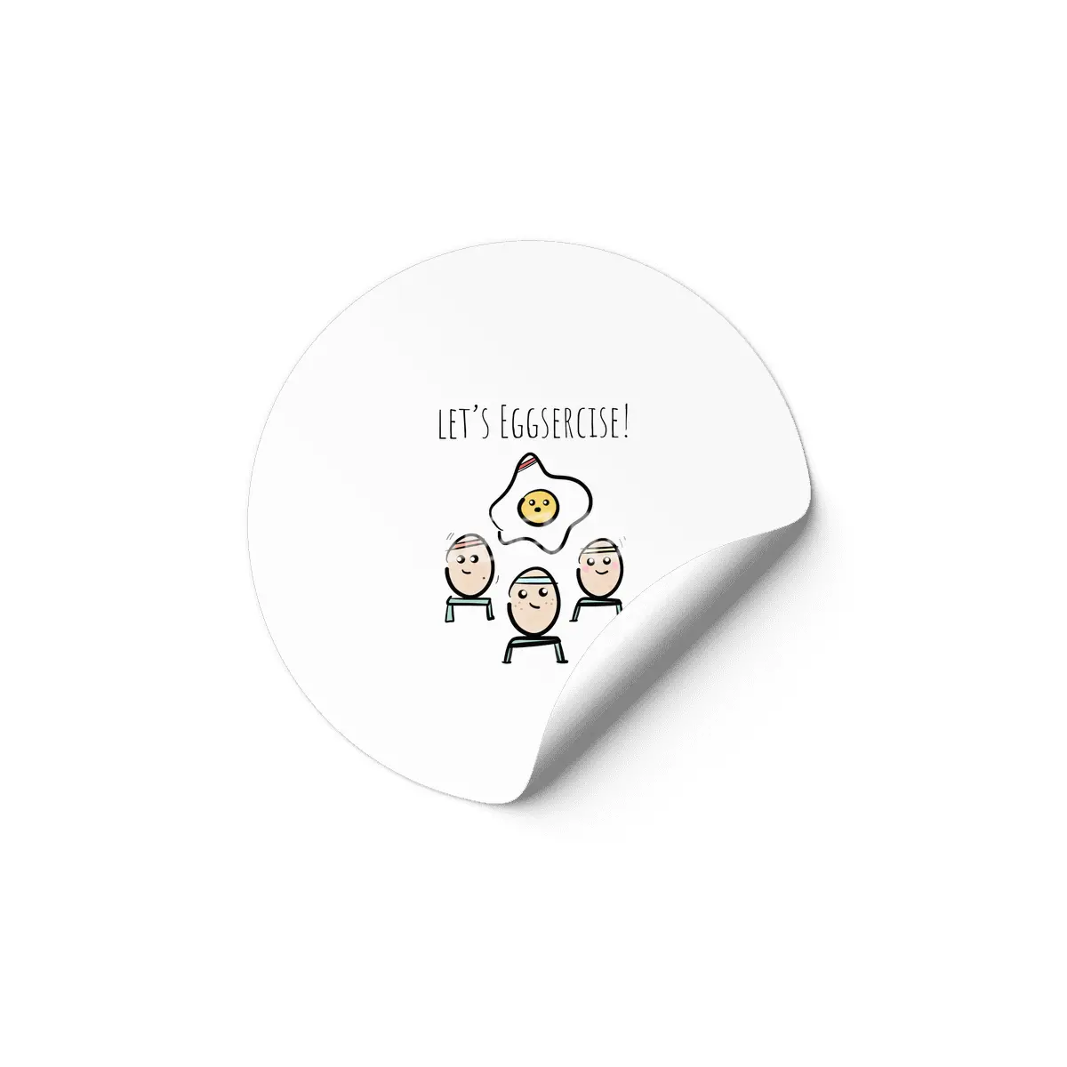 Let's Eggsercise! Etiket