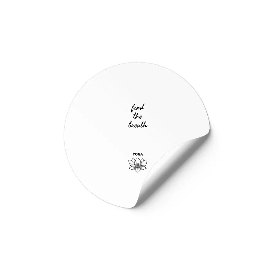 find the Breath Yoga Etiket