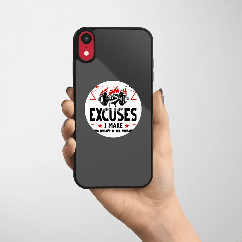 I DON'T MAKE EXCUSES- I MAKE RESULTS Etiket