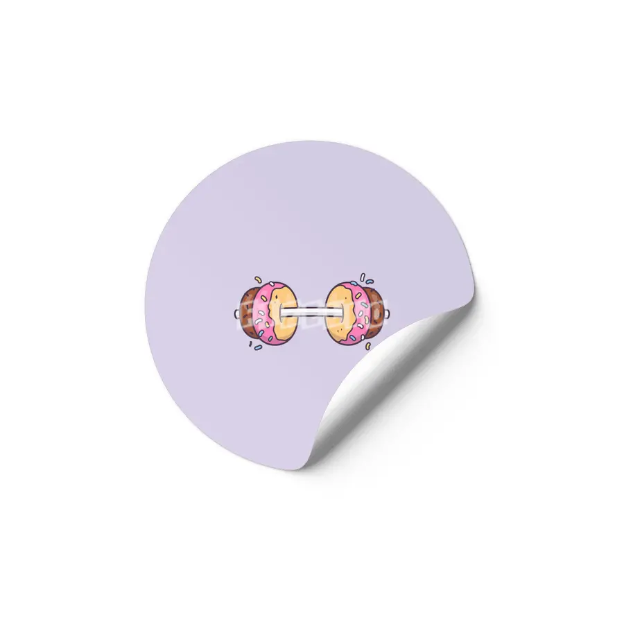 Donuts Barbell Etiket