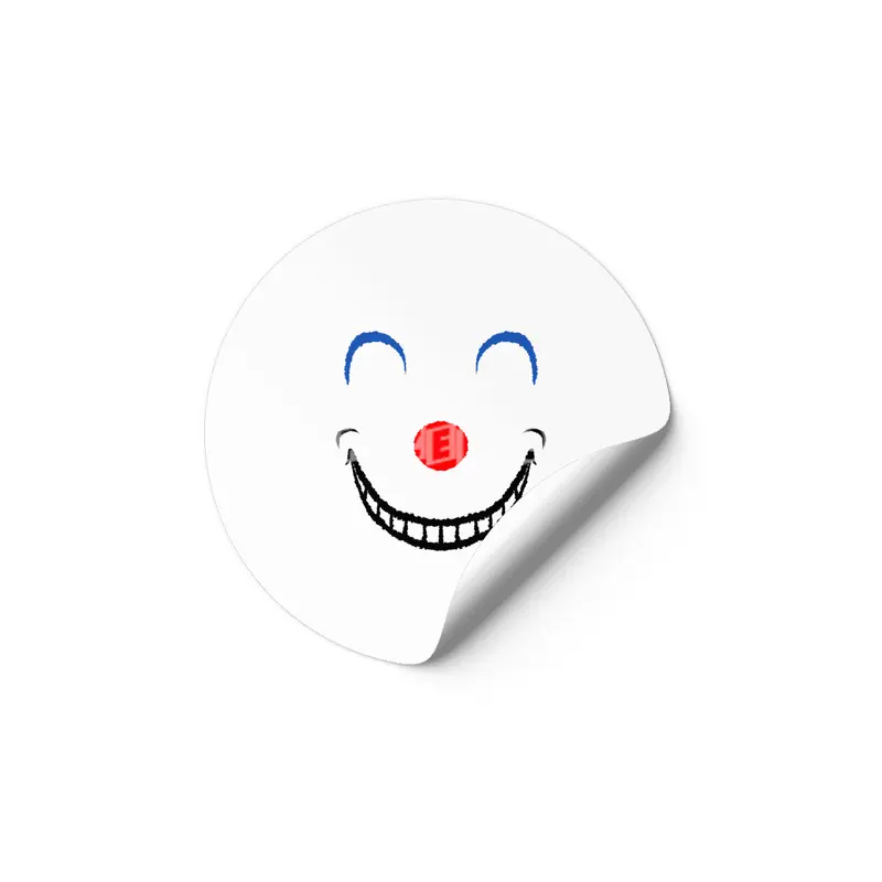 Cartoon Eyes - Clown Etiket