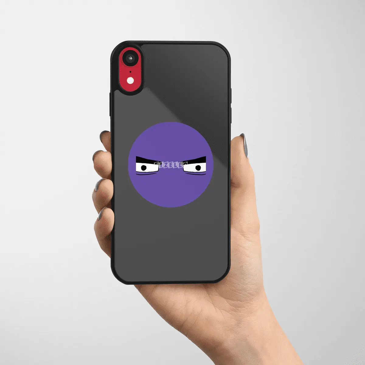 Cartoon Eyes - Grouchy Face Etiket
