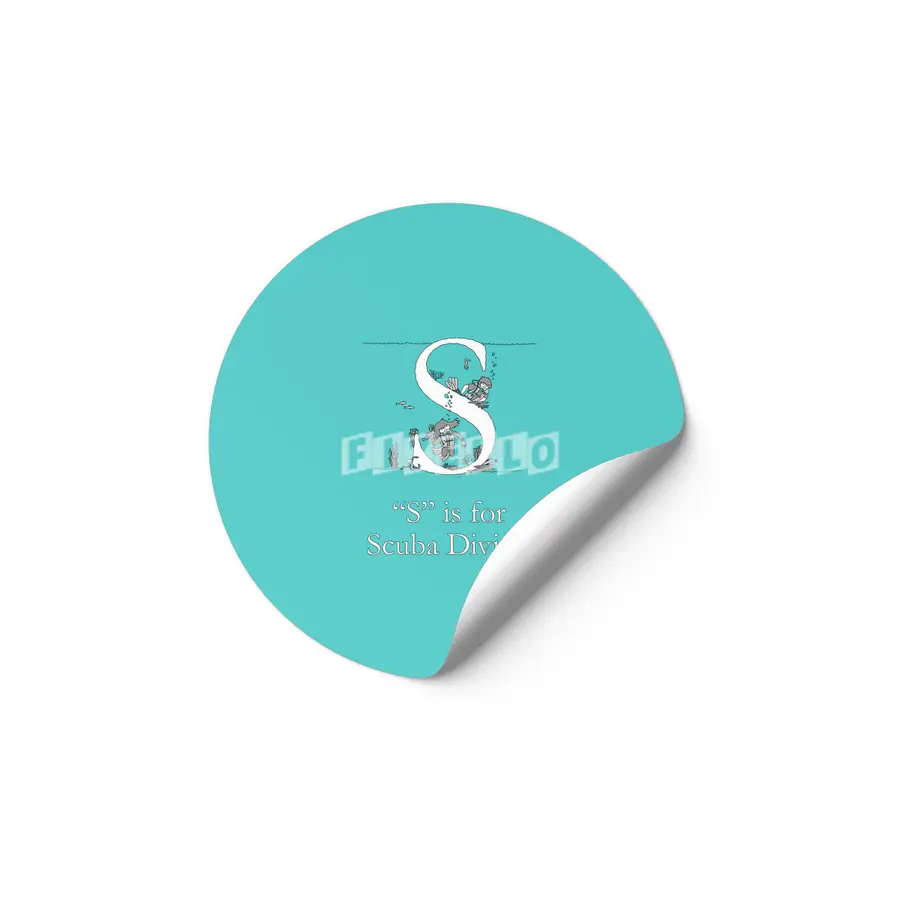S is for Scuba Diving Etiket