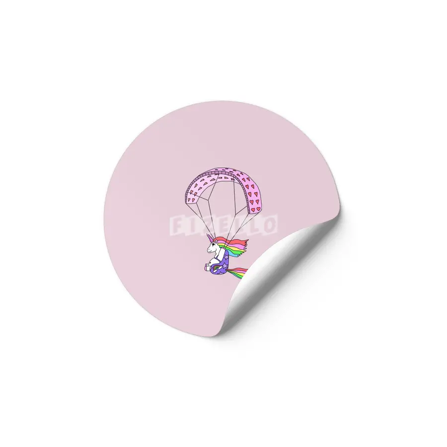 The Wandering Fools - Paracorn, the Paragliding Unicorn Etiket
