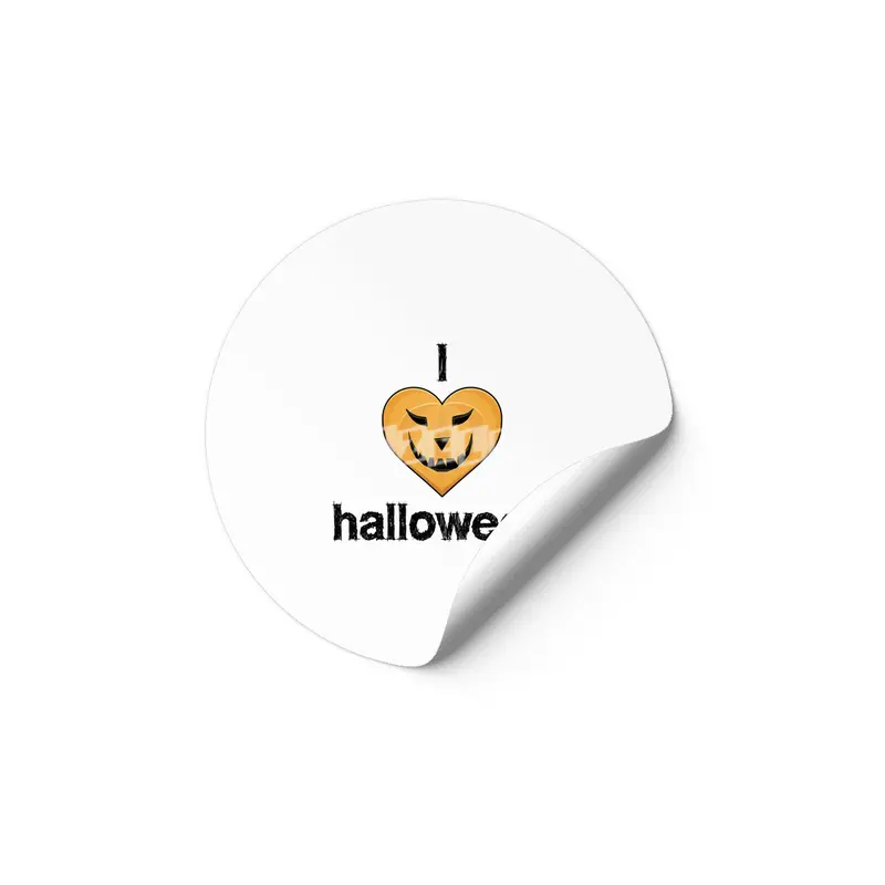 I Love Halloween Etiket
