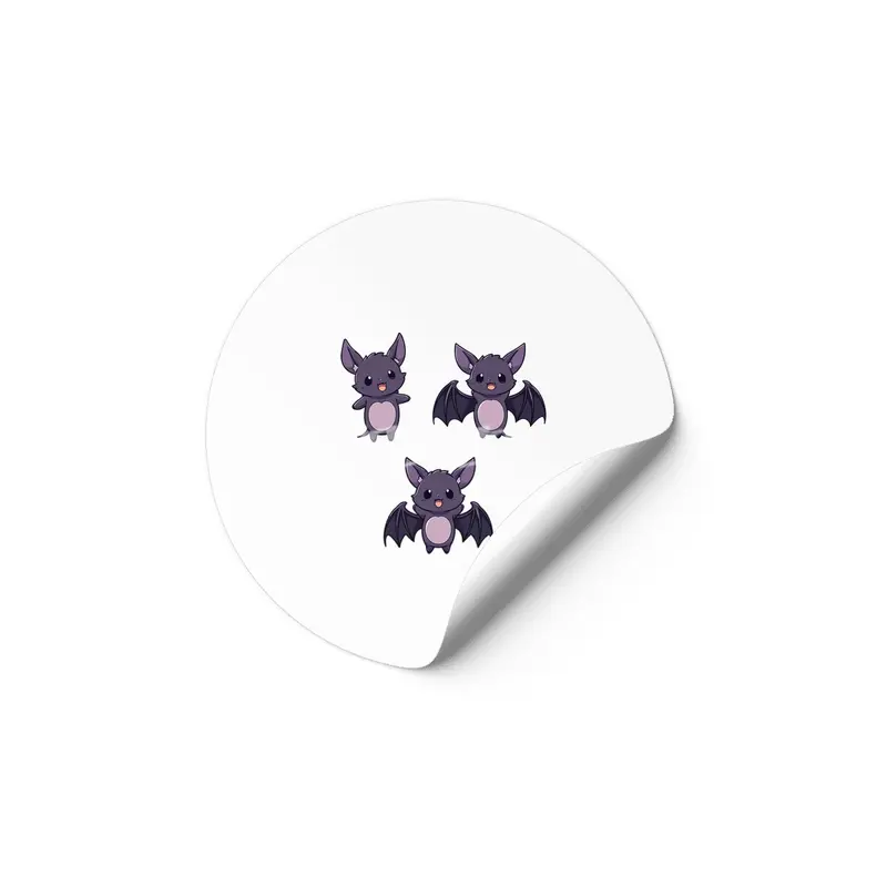 Cute Bat Etiket