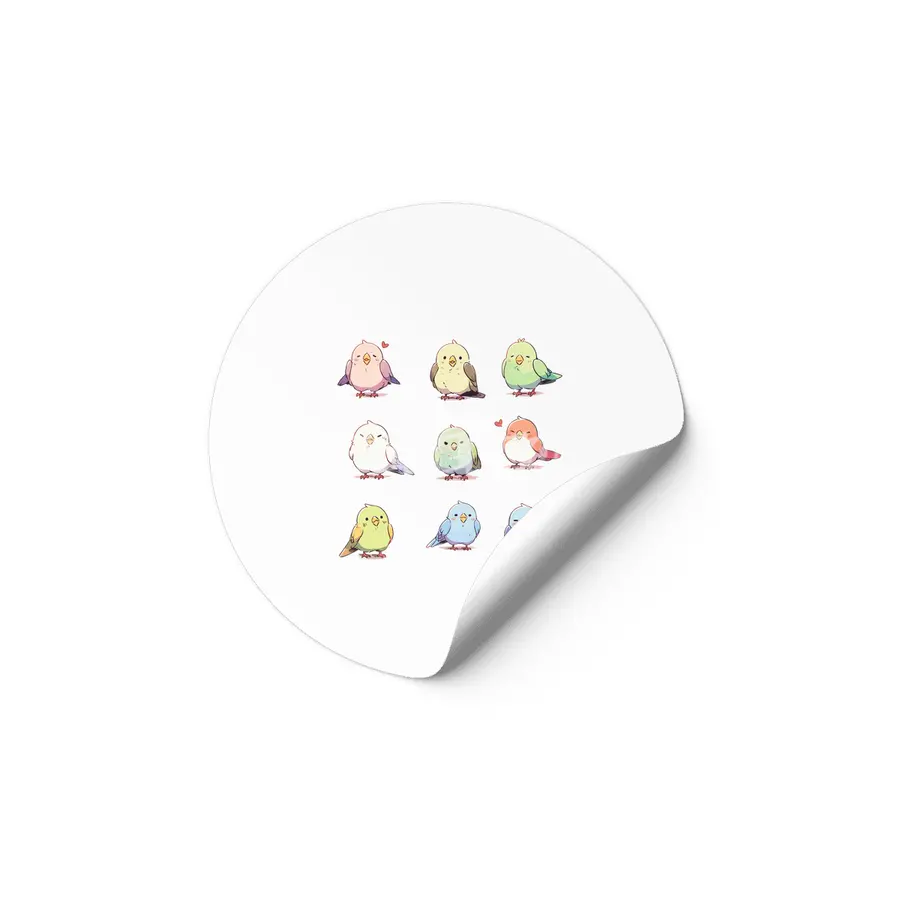 Cute Bird Etiket