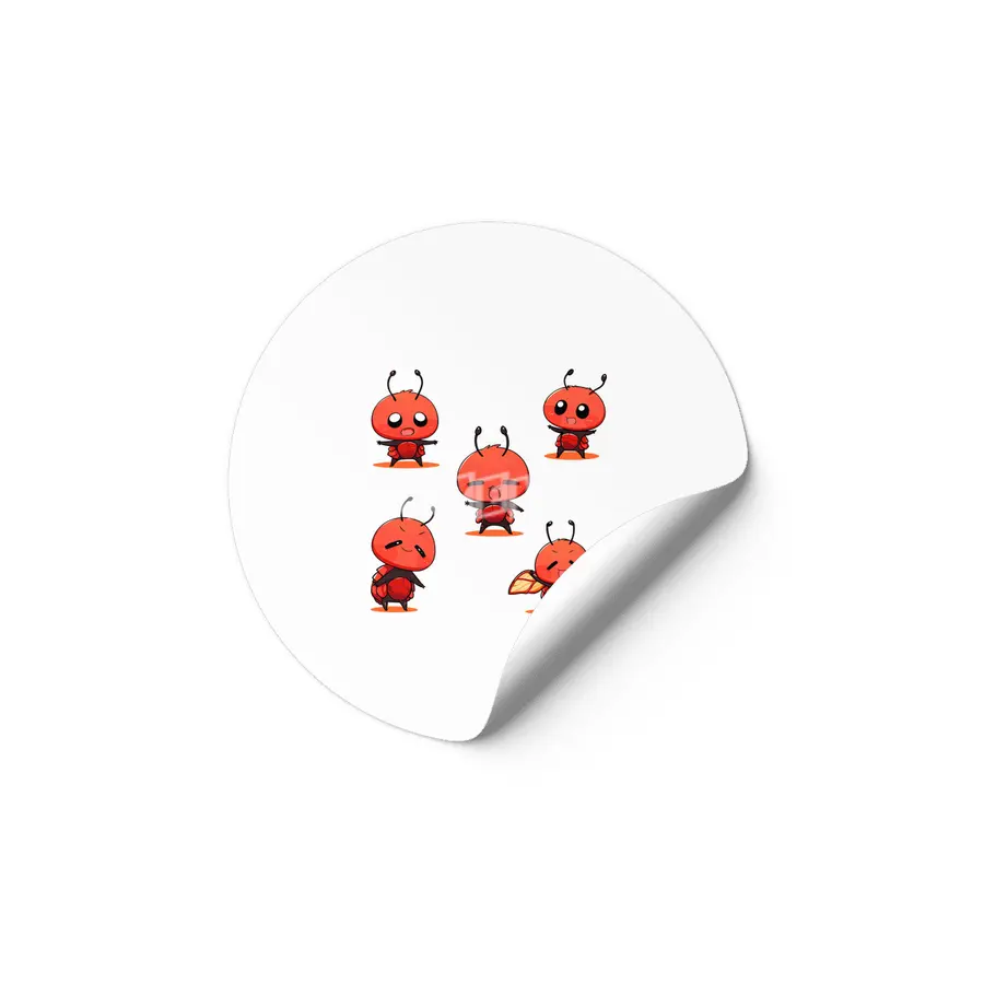 Cute Bug Etiket