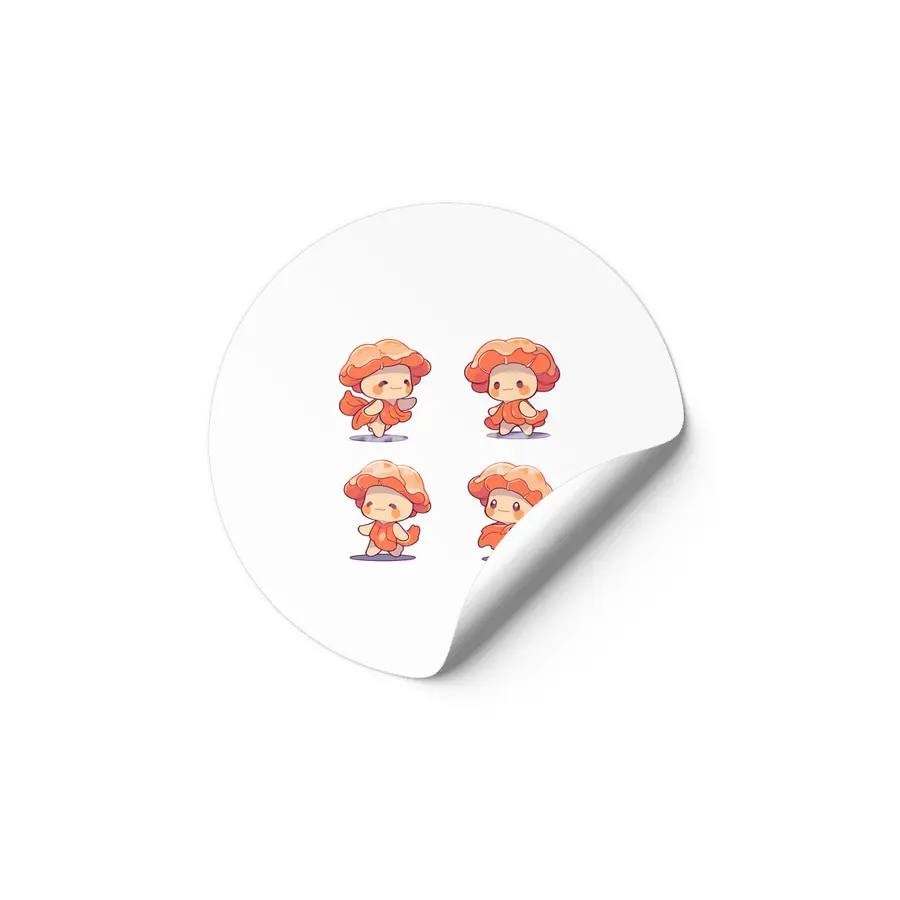 Cute Coral Etiket
