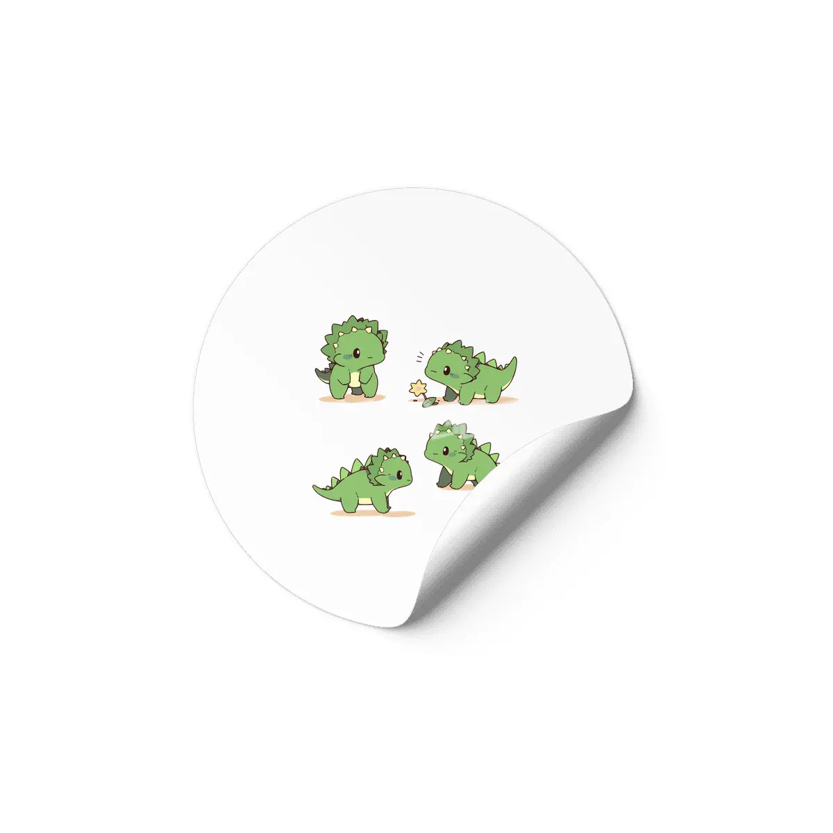 Cute Dinosaurs Etiket