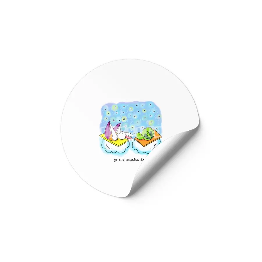 Bunny Daze Yoga - Be the blissful baby Etiket