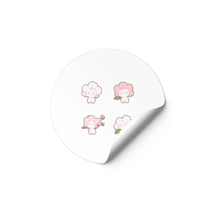Cute Flower Sprite Etiket